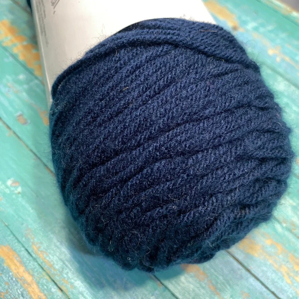 Big Twist Value 100% Acrylic Yarn Varsity Navy 380 Yards Medium Weight 16800708